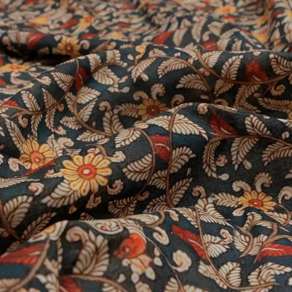 Dolden Floral Pure Cotton Printed Fabric Material – 70a0164copy2