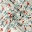 FAB VOGUE Studio Digital Printed Linen Fabric - Floral Pattern, White – 70a0554copy2