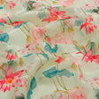 FAB VOGUE Studio Digital Printed Linen Fabric - Floral Green – 70a0571copy2