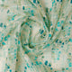 FAB VOGUE Studio Linen Digital Printed Polyester Fabric - White & Blue Floral – 70a0576copy2