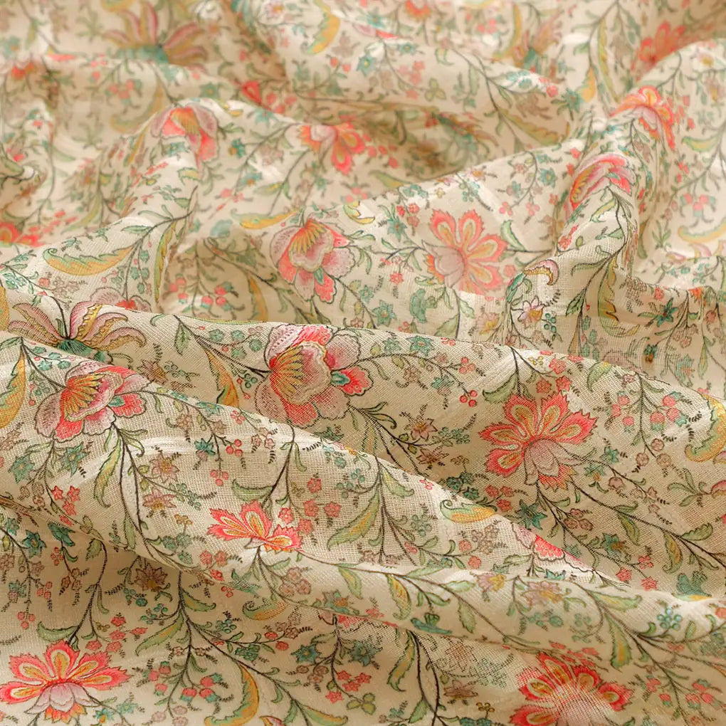 FAB VOGUE Studio Digital Printed Linen Fabric - Floral Pattern – 70a0615copy2