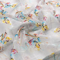 FAB VOGUE Studio Digital Printed Linen Fabric - Watercolor Floral on White – 70a0633copy2