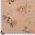 FAB VOGUE Studio Digital Printed Peach Floral Linen Fabric - Perfect for Dresses, Tops, and More! – 70a0656copy2
