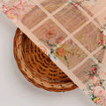 FAB VOGUE Studio Digital Printed Peach Floral Linen Fabric - Perfect for Dresses, Tops, and More! – 70a0659copy2
