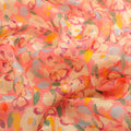 FAB VOGUE Studio Digital Printed Linen Fabric - Peach Floral Pattern – 70a0674copy2