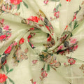 FAB VOGUE Studio Digital Printed Linen Look Polyester Fabric - Floral – 70a0688copy2