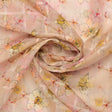 FAB VOGUE Studio Digital Printed Linen Fabric - Peach Floral – 70a0693copy2