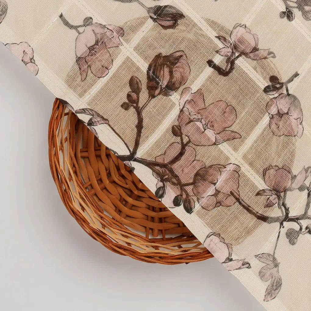 FAB VOGUE Studio Linen Look Digital Printed Polyester Fabric - Floral Pattern – 70a0700copy2