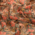 FAB VOGUE Studio Digital Printed Linen Fabric - Floral Pattern - Green – 70a0704copy2