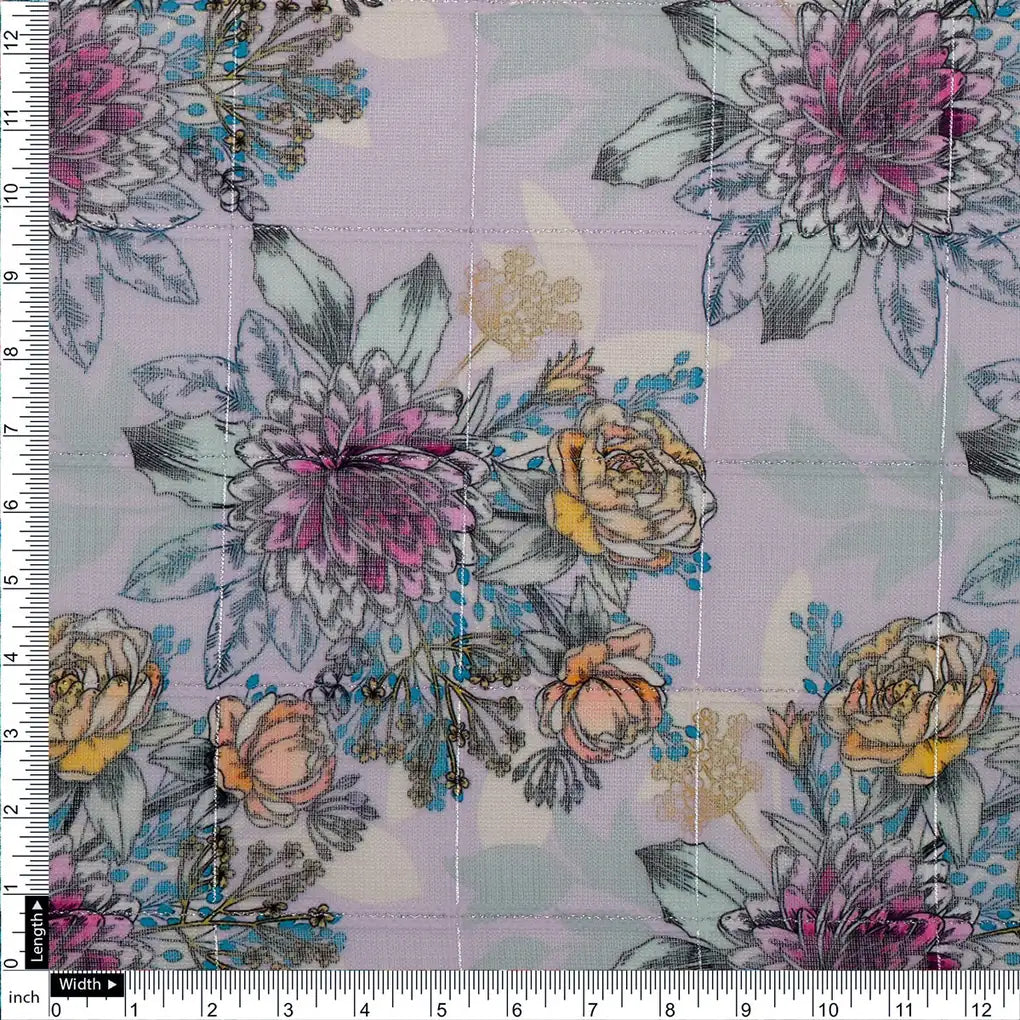 FAB VOGUE Studio Linen Digital Printed Fabric - Floral Pattern – 70a0712copy2