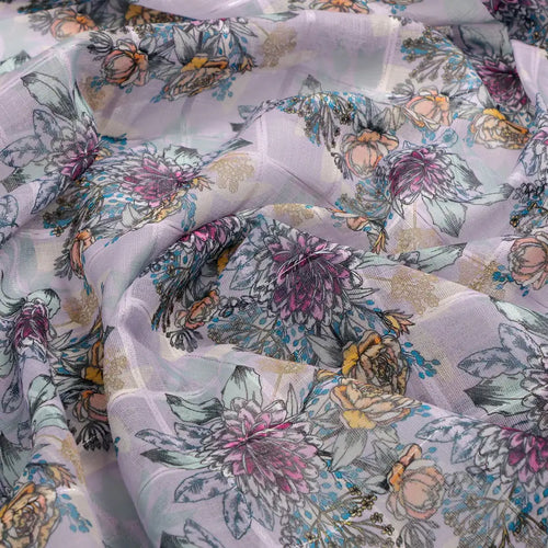 FAB VOGUE Studio Linen Digital Printed Fabric - Floral Pattern – 70a0714copy2