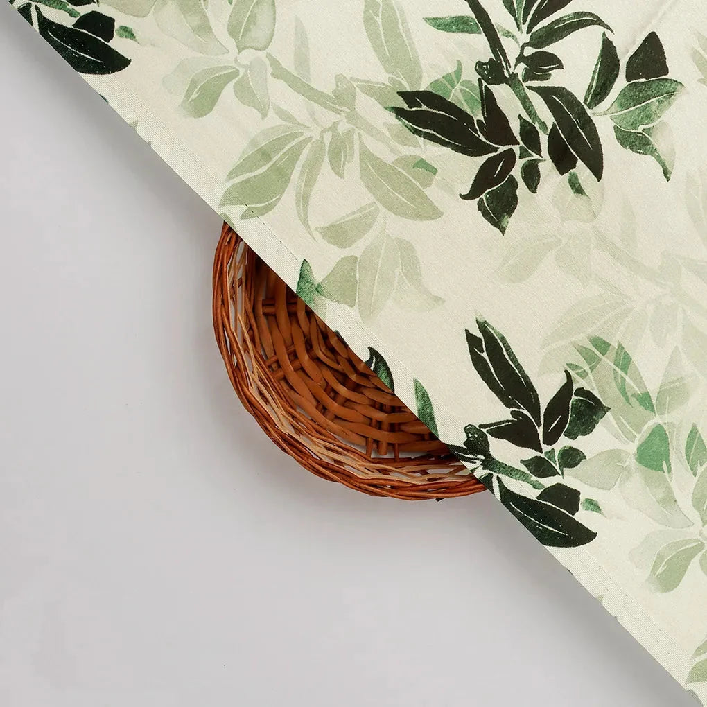 FAB VOGUE Studio Japan Satin Digital Printed Fabric - Green Floral Pattern – 70a4319copy2