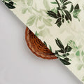 FAB VOGUE Studio Japan Satin Digital Printed Fabric - Green Floral Pattern – 70a4319copy2