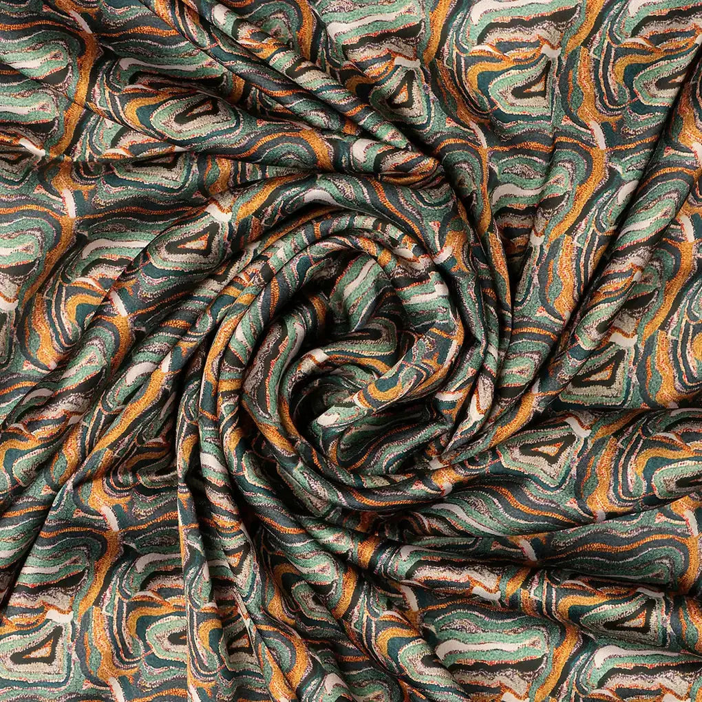 FAB VOGUE Studio Digital Printed Japan Satin Fabric - Green Marble – 70a4334copy2
