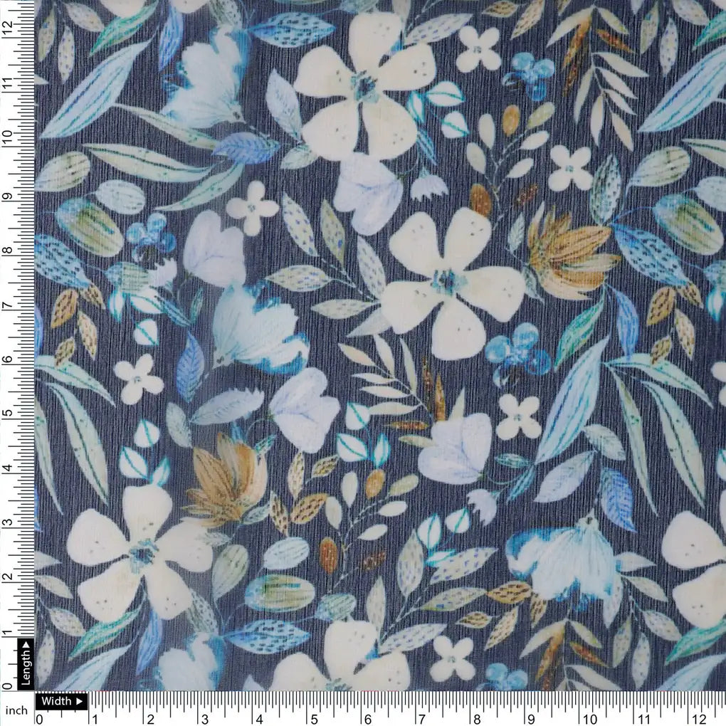 FAB VOGUE Studio Digital Printed Chiffon Fabric - Floral Blue – 70a4383copy2 d8653c8d 10e7 449f 97a3 6ac5bc051331