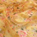 FAB VOGUE Studio - Digital Printed Chiffon Fabric - Yellow Floral Pattern – 70a4396copy2