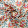 FAB VOGUE Studio Digital Printed Kota Doria Fabric - Floral Pattern – 70a4430copy2