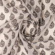 FAB VOGUE Studio Digital Printed Kota Doria Fabric - Black & White Paisley Design – 70a4471copy2