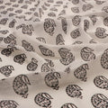 FAB VOGUE Studio Digital Printed Kota Doria Fabric - Black & White Paisley Design – 70a4472copy2
