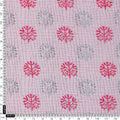 FAB VOGUE Studio Digital Printed Kota Doria Fabric - Pink Floral – 70a4475copy2