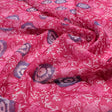 FAB VOGUE Studio Digital Printed Kota Doria Fabric - Pink Floral – 70a4498copy2