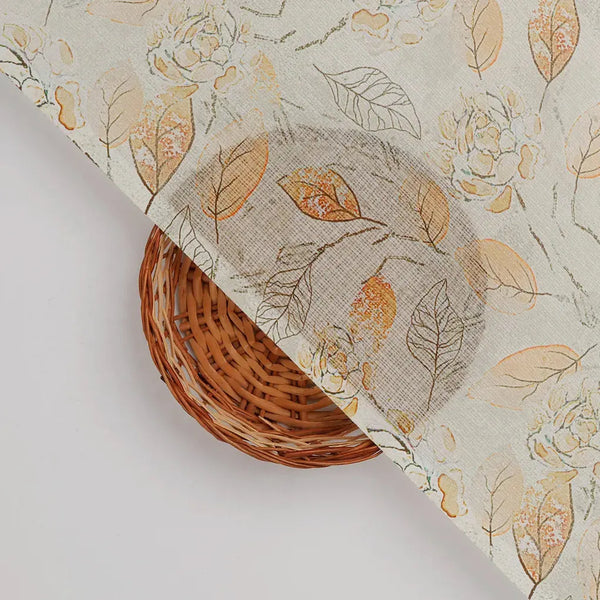 FAB VOGUE Studio Kota Doria Digital Printed Fabric - Elegant Floral Design – 70a4504copy2 - alternate view