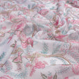 FAB VOGUE Studio Digital Printed Kota Doria Fabric - White Floral – 70a4508copy2