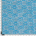 FAB VOGUE Studio Kota Doria Digital Printed Fabric - Blue Floral – 70a4516copy2