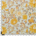 FAB VOGUE Studio Digital Printed Kota Doria Fabric - Yellow Floral Print – 70a4531copy2