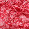FAB VOGUE Studio Kota Doria Digital Printed Fabric - Red Floral – 70a4538copy2