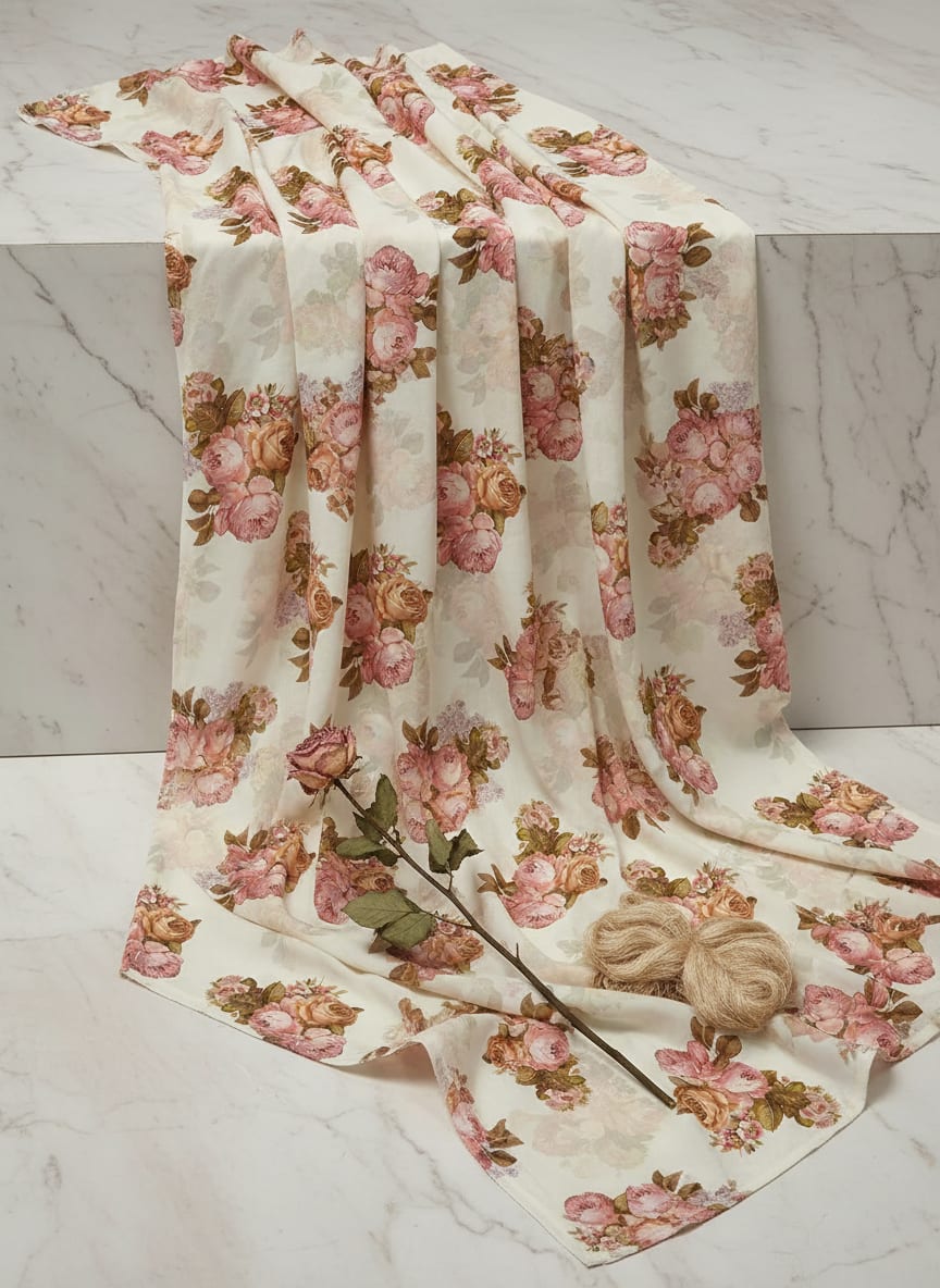 A Print That Blooms with Vintage Romance