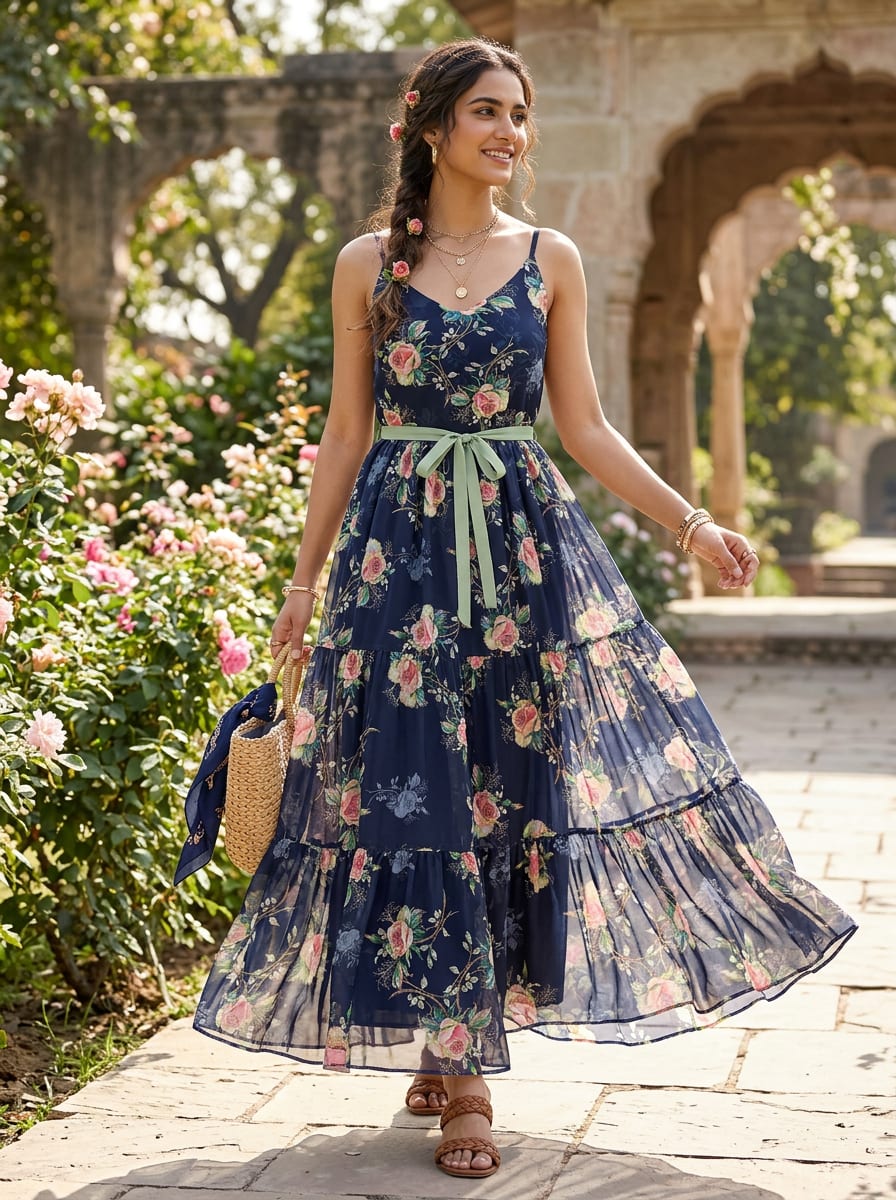 Where Midnight Meets the Rose Garden