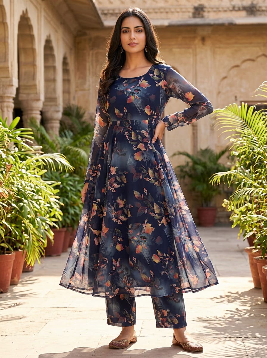 A Design Where Florals Meet the Abstract
