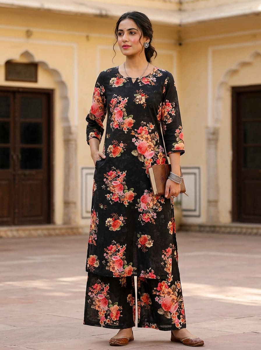 A Floral Print with Vintage Soul