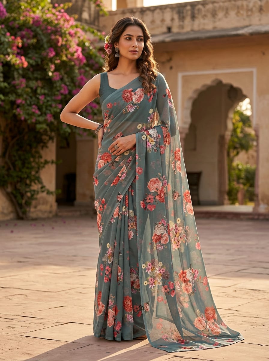 A Print That Blooms with Vintage Romance