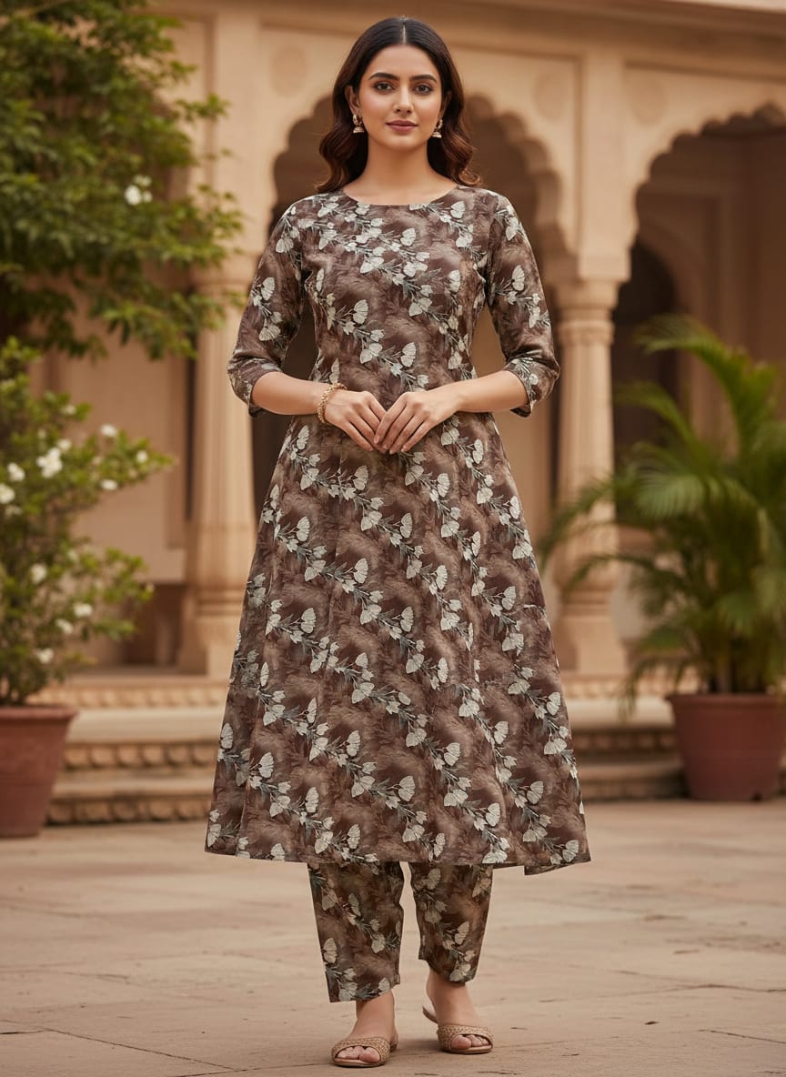 A Floral Print for Quiet Elegance
