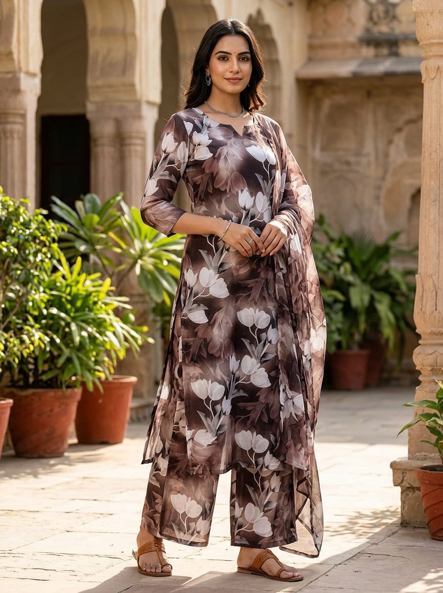 A Floral Print in a Softer Light