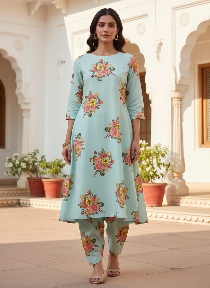 A Print Painted with Classic Romance