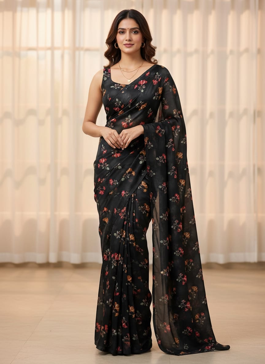 A Floral Print for the Evening Hours