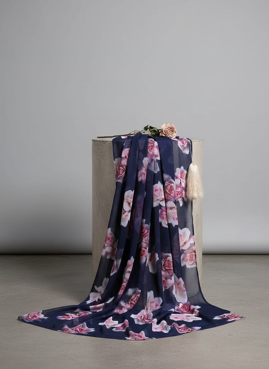 A Rose Print Captured in Perfect Detail