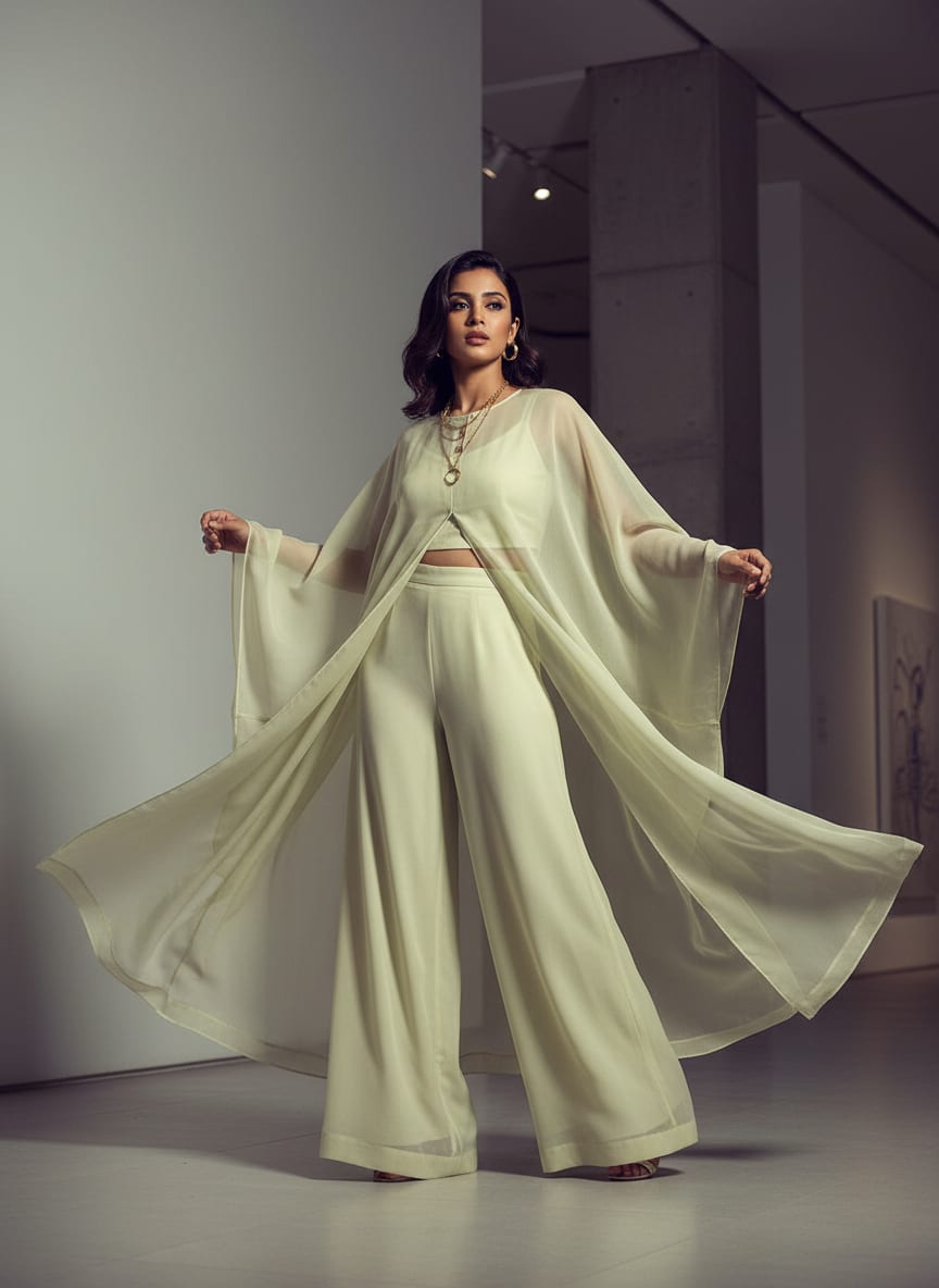 Experience the ethereal lightness and delicate crispness of this beautifully sheer fabric.