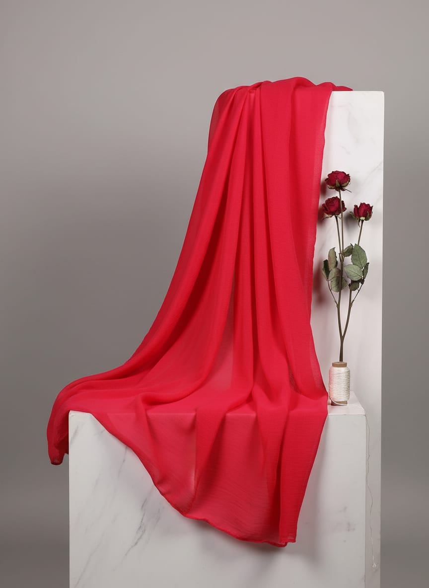 A cascade of vibrant color with an impossibly soft, fluid drape.