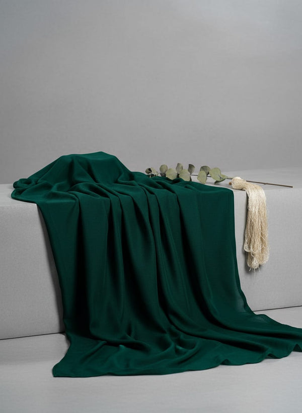 Green Colour Pure Chinon Plain Dyed Fabric - Fabric Editorial Studio Flatlay Lookbook - PLPC-0-PL1965-108