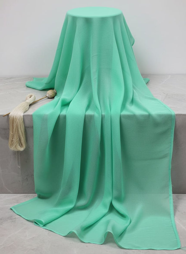 Light Pista Colour Pure Chinon Plain Dyed Fabric - Fabric Editorial Studio Flatlay Lookbook - PLPC-0-PL1955-108
