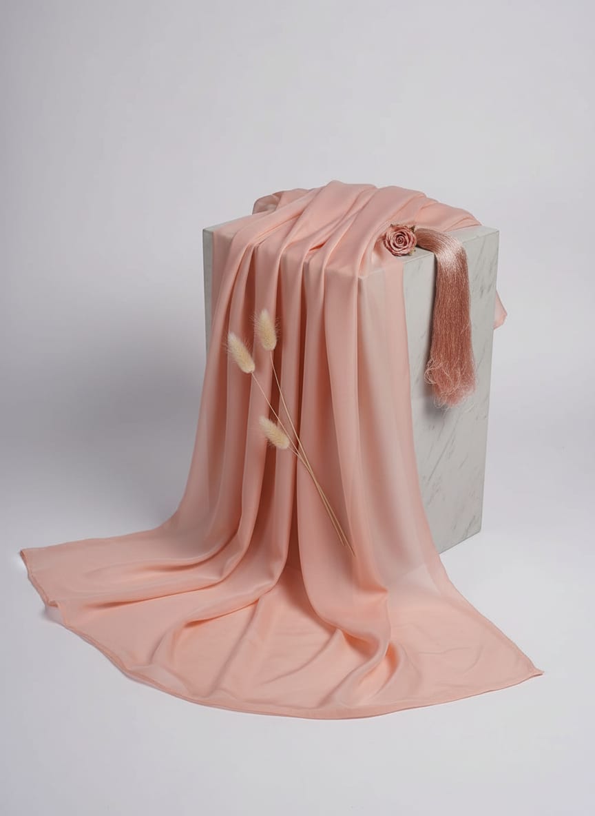 Experience the exquisite drape and subtle sheen of this beautifully fluid fabric.
