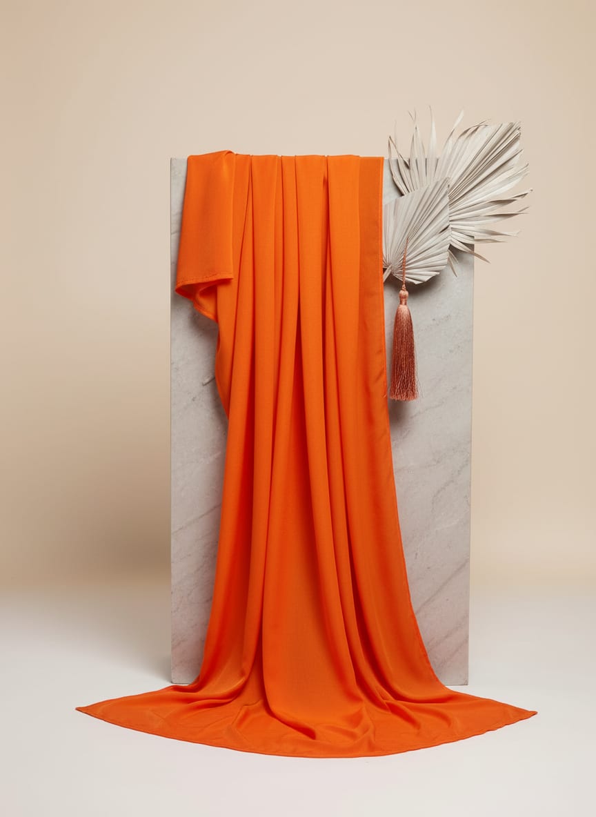 A cascade of pure energy, this fabric drapes with luminous, liquid grace.