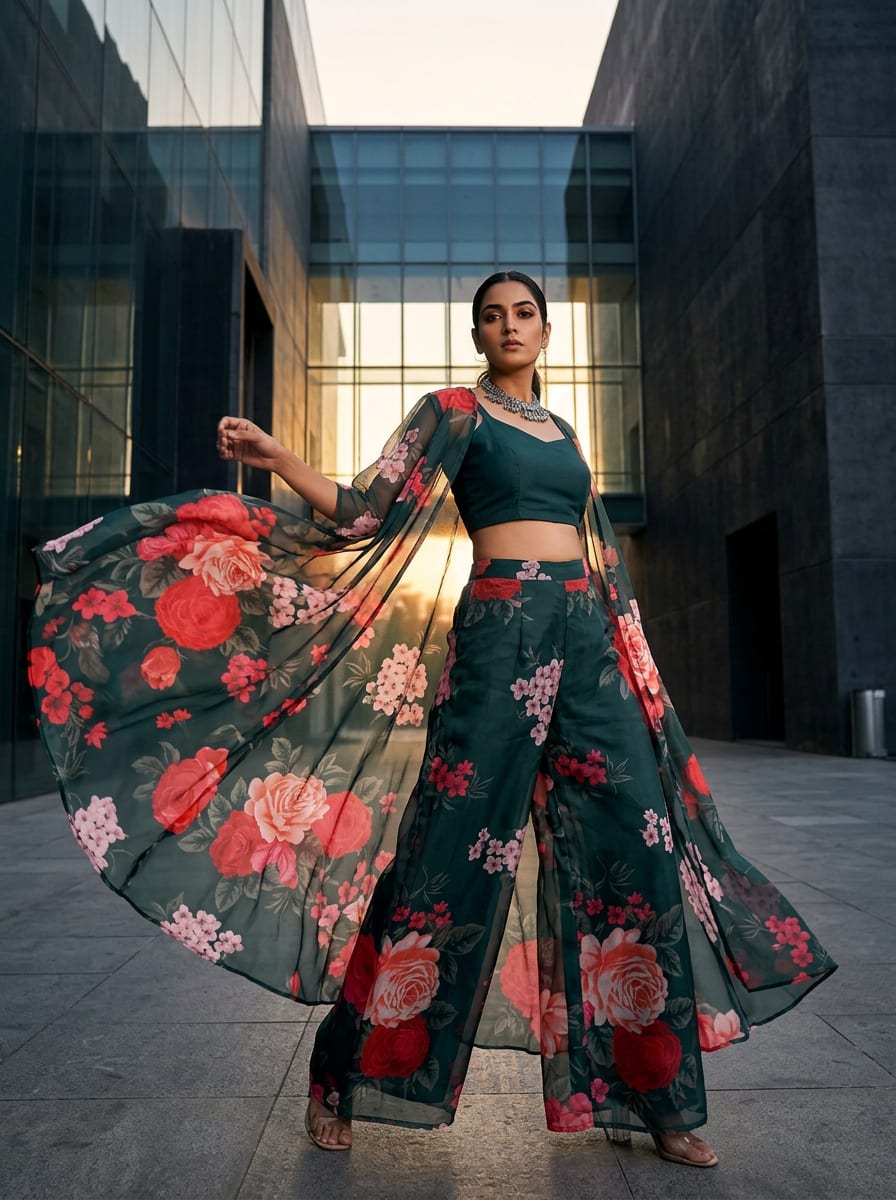 A Floral Print That Blooms in the Dark