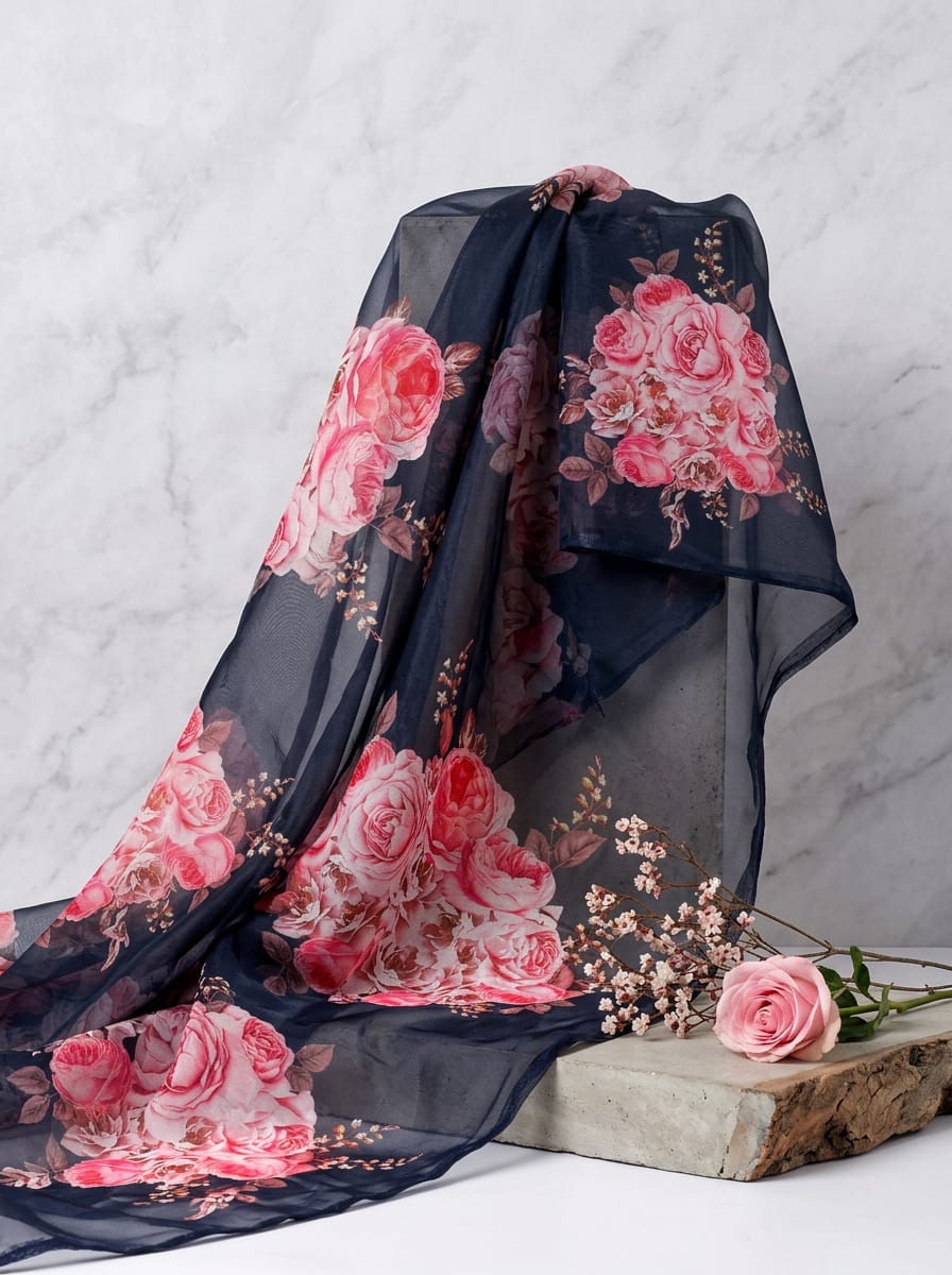 A Floral Print for Dramatic Entrances