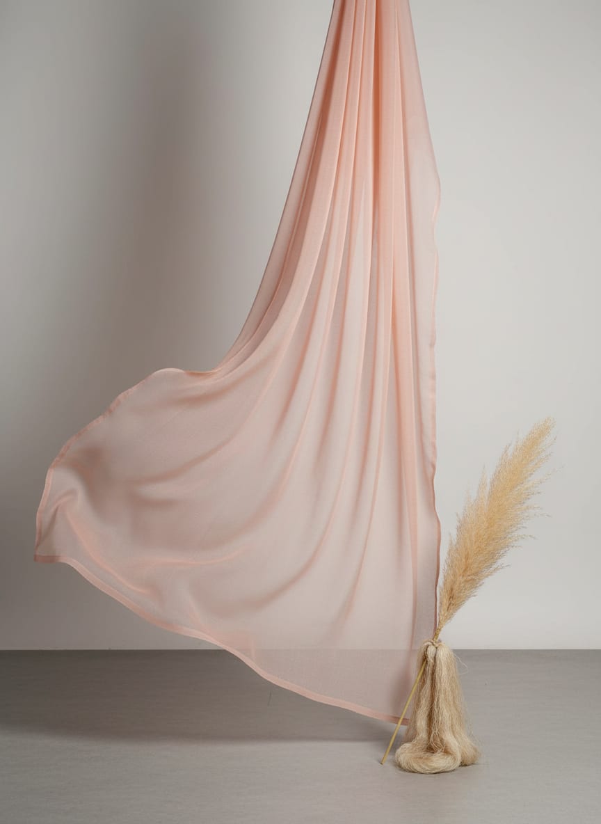 Experience the sublime softness and fluid grace of this exquisitely crafted, luminous fabric.