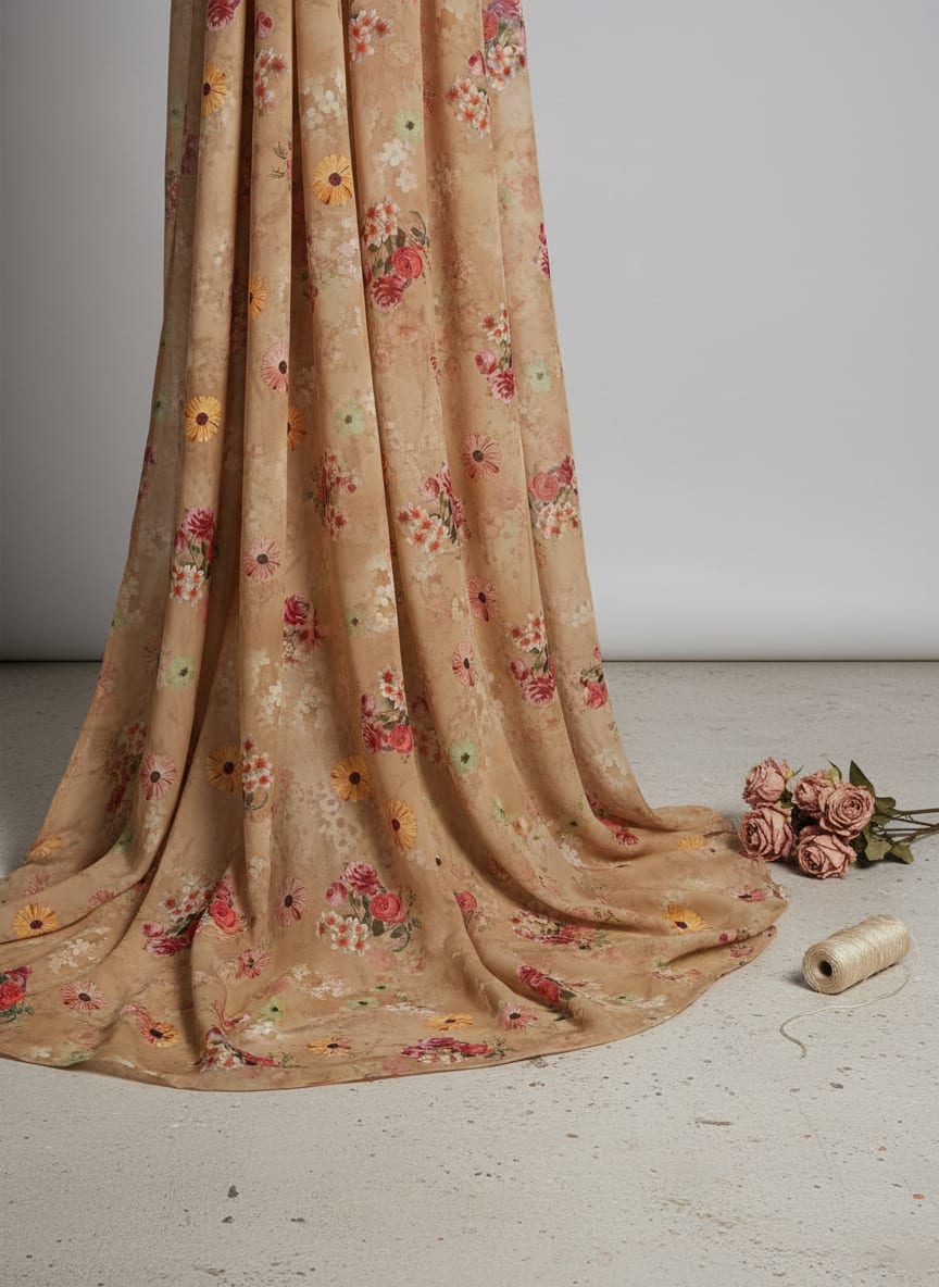 A Garden Scattered on Sheer Cloth